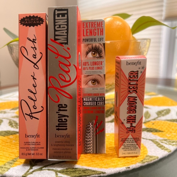 Benefit Other - Benefit Roller Lash and They're Real! Magnet Mascara with 24-HR Brow Setter NWT
